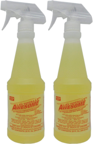 2 pack La's Totally Awesome All Purpose Cleaner, Degreaser & Spot Remover 2 bottles total of 40 Oz