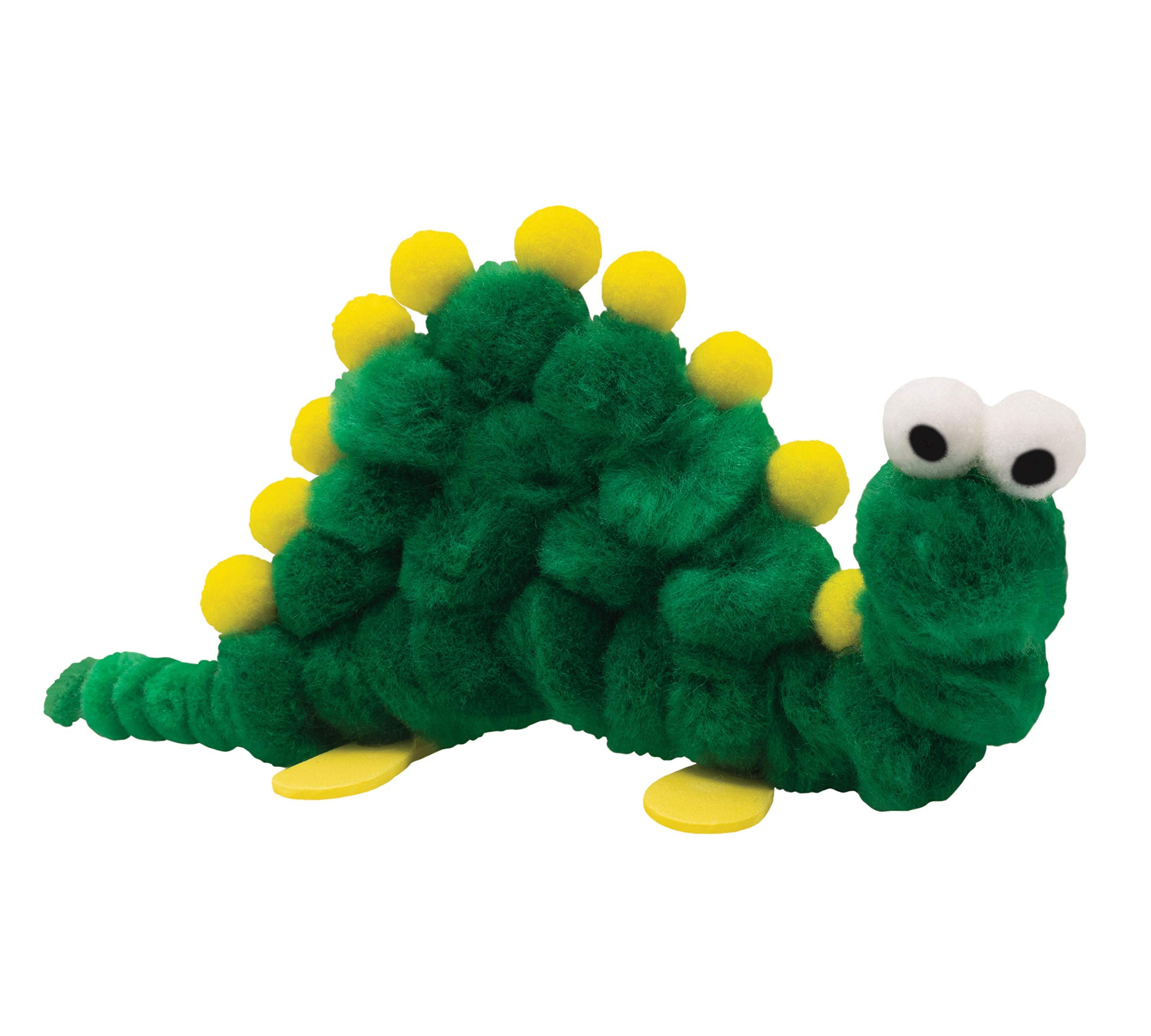 Creativity Street Pom Pons, Kelly Green, 1", 100 Pieces