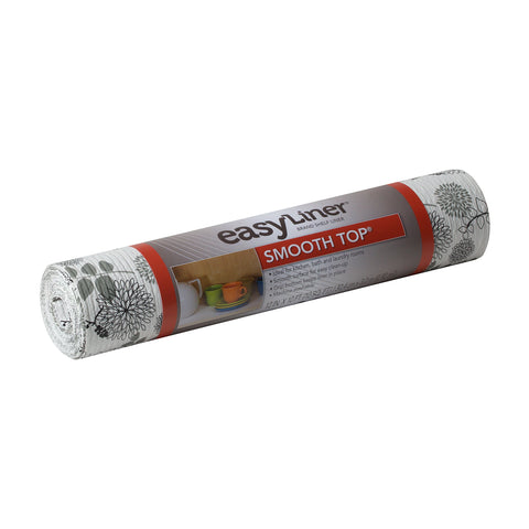 Duck Smooth Top EasyLiner, 12-inch x 10 Feet, Midnight Bloom