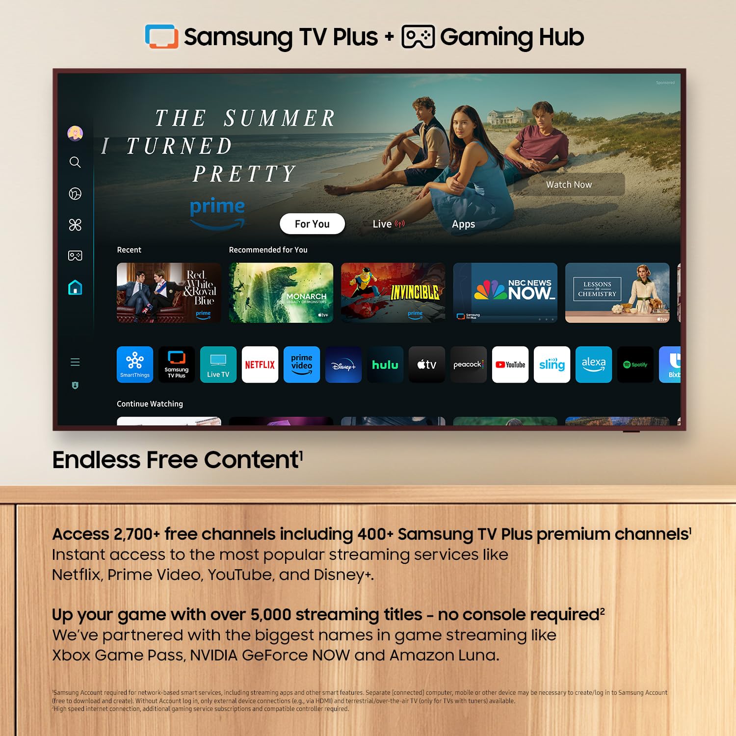 SAMSUNG 65-Inch Class QLED 4K LS03D The Frame Series Quantum HDR Smart TV w/Dolby Atmos, Art Mode, Anti-Reflection, Customizable Frame, Slim Fit Wall Mount with Alexa Built-in (QN65LS03D, 2024 Model)