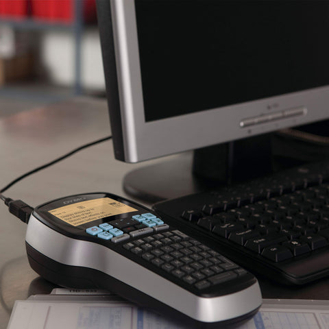 DYMO Label Maker with Adapter LabelManager 420P High-Performance Label Maker Rechargeable PC and Mac Connectivity Bright Backlit Display Easy-to-Use Portable For Home & Office Organization