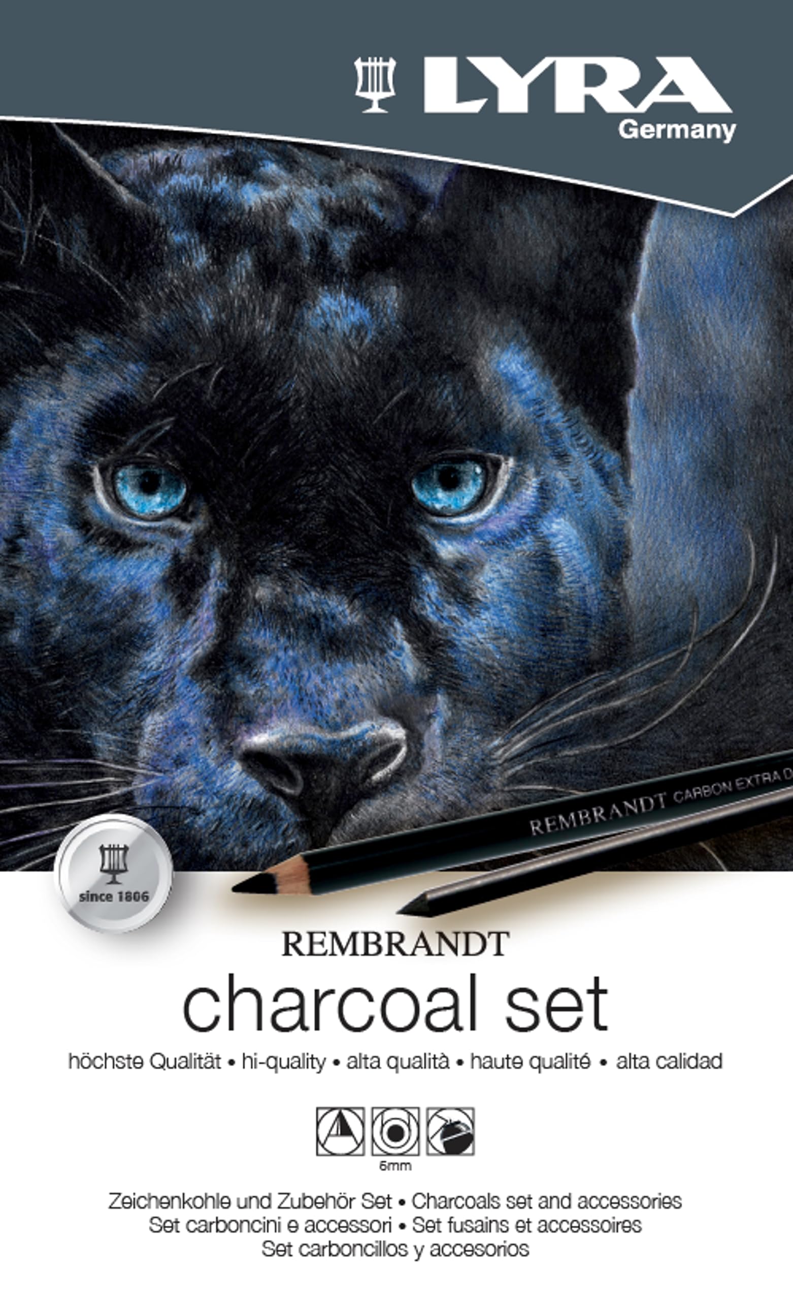 Lyra Rembrandt Charcoal Set