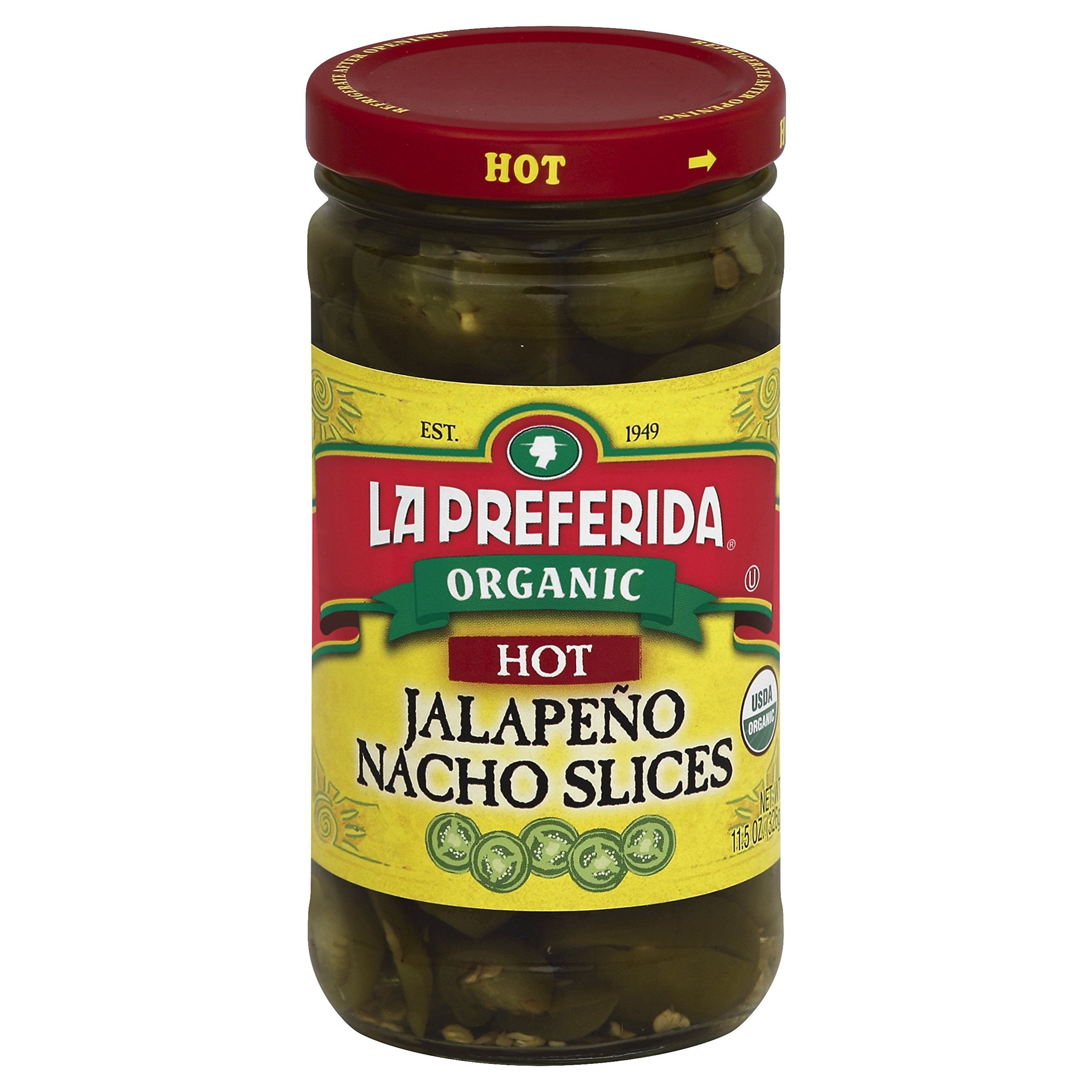 La Preferida Jalapeno Nacho Slices, Hot, 11.5-Ounce