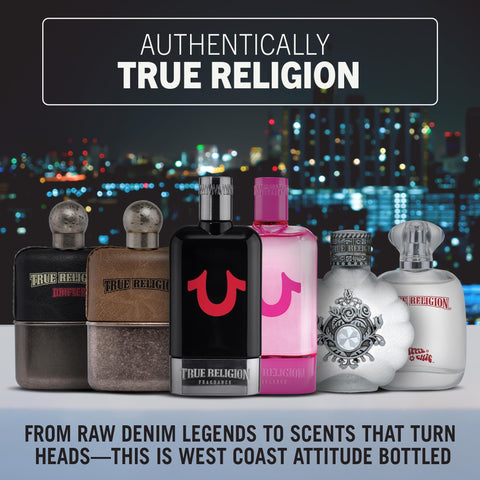 True Religion Eau De Parfum Spray for Women - Perfume for Women, Fruity & Floral Fragrance, EDT, Designer Scent for Her, Long Lasting - 3.4 fl oz (100 mL)