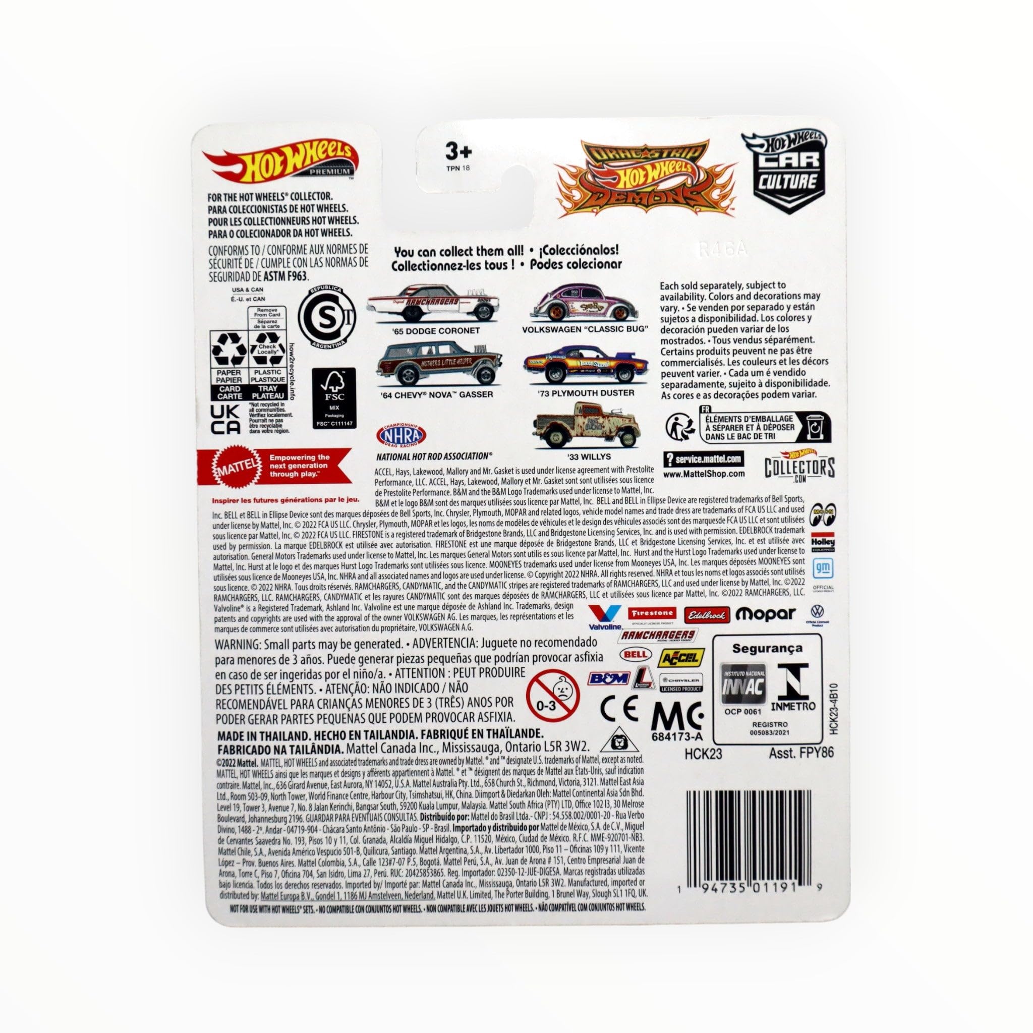 Hot Wheels Volkswagen Classic Bug, Car Culture 2/5