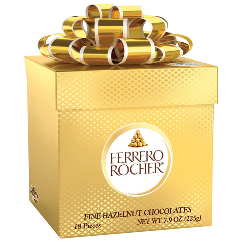 Ferrero Rocher Gift Cube, 18 Count,0.7 pounds