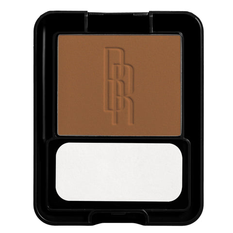 Black Radiance Pressed Powder, Pigment-Rich Matte Finish for Medium Skin Tones, Oil-Absorbing Compact with Mirror & Sponge - Bronze Glow