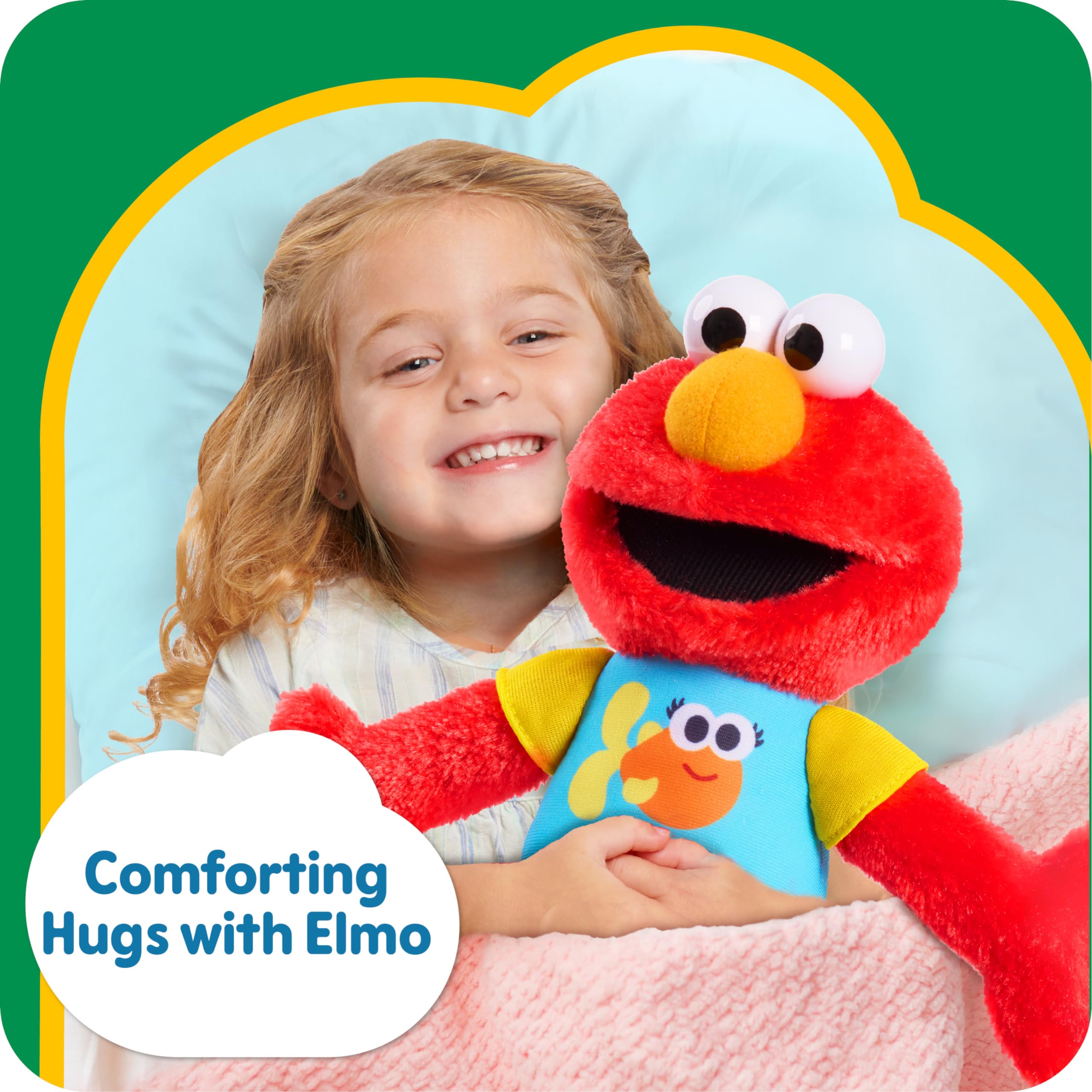 Sesame Street 13-inch Sing-Along Plush Elmo Stuffed Animal, Kids Toys for Ages 18 Month by Just Play