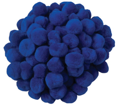 Creativity Street Pom Pons 100-Piece x 1 Inch, Royal Blue