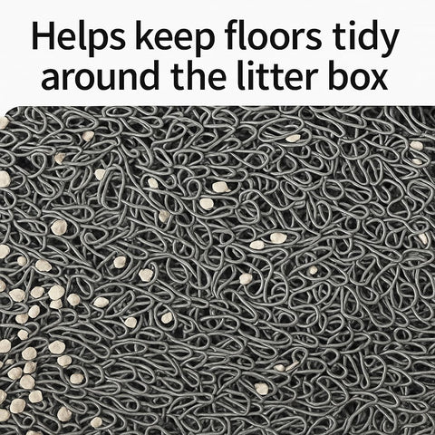 Bulk buys Cat Litter Mat. Traps Litter. Soft Non-Slip Surface. Easy to Clean. 11.5 x 15.75 in Gray Mat for Litter Box Area
