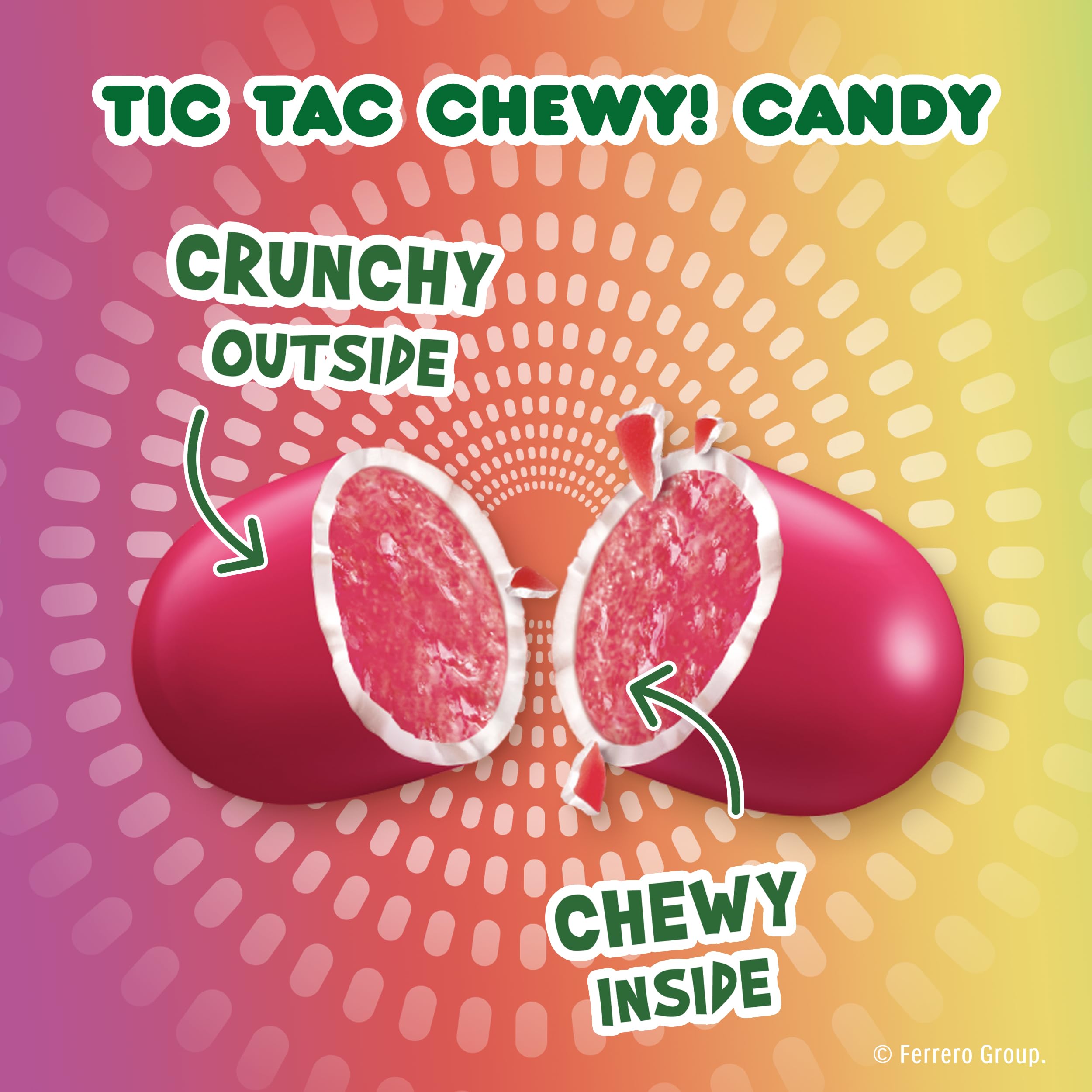 TIC TAC CHEWY! Fruit Adventure Candy, Fruity Chewy Candy, 7 oz (Packaging May Vary)