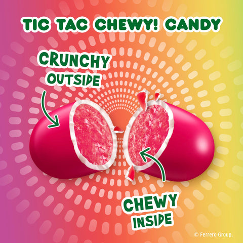 TIC TAC CHEWY! Fruit Adventure Candy, Fruity Chewy Candy, 7 oz (Packaging May Vary)