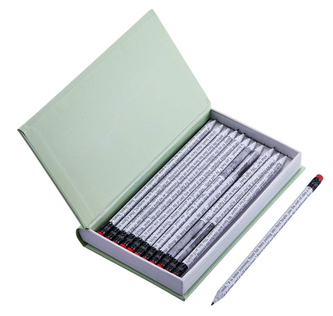 It's Academic Written Word Pencil Co. Classic Story Pencils with Decorative Box, 12 Pack, Peter Pan