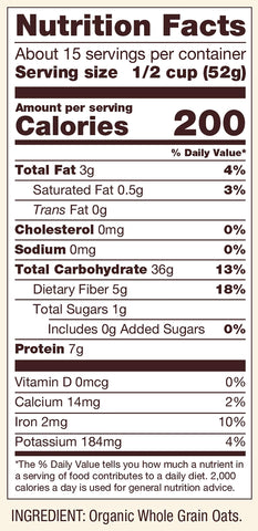 Bob's Red Mill Gluten Free Organic Quick Cooking Rolled Oats, 28oz (Pack of 1) - Non GMO, Whole Grain, Vegan, Kosher