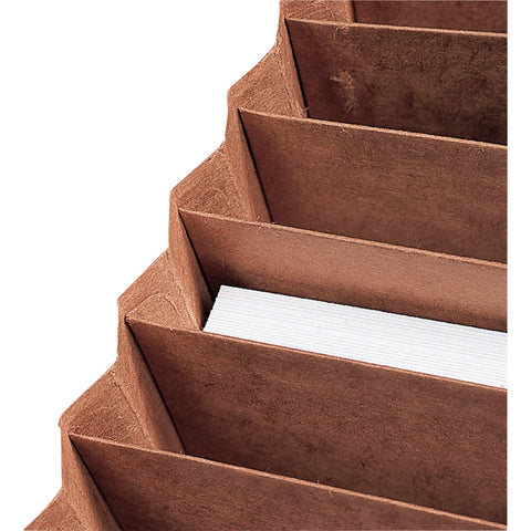 Smead TUFF Expanding File 21 Pockets, Alphabetic (A-Z), Flap and Cord Closure, Letter Size, Redrope (70318)