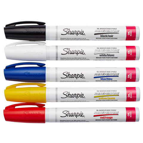 SHARPIE - SAN645748 - MARKER,PAINT,5PK,MED,AST