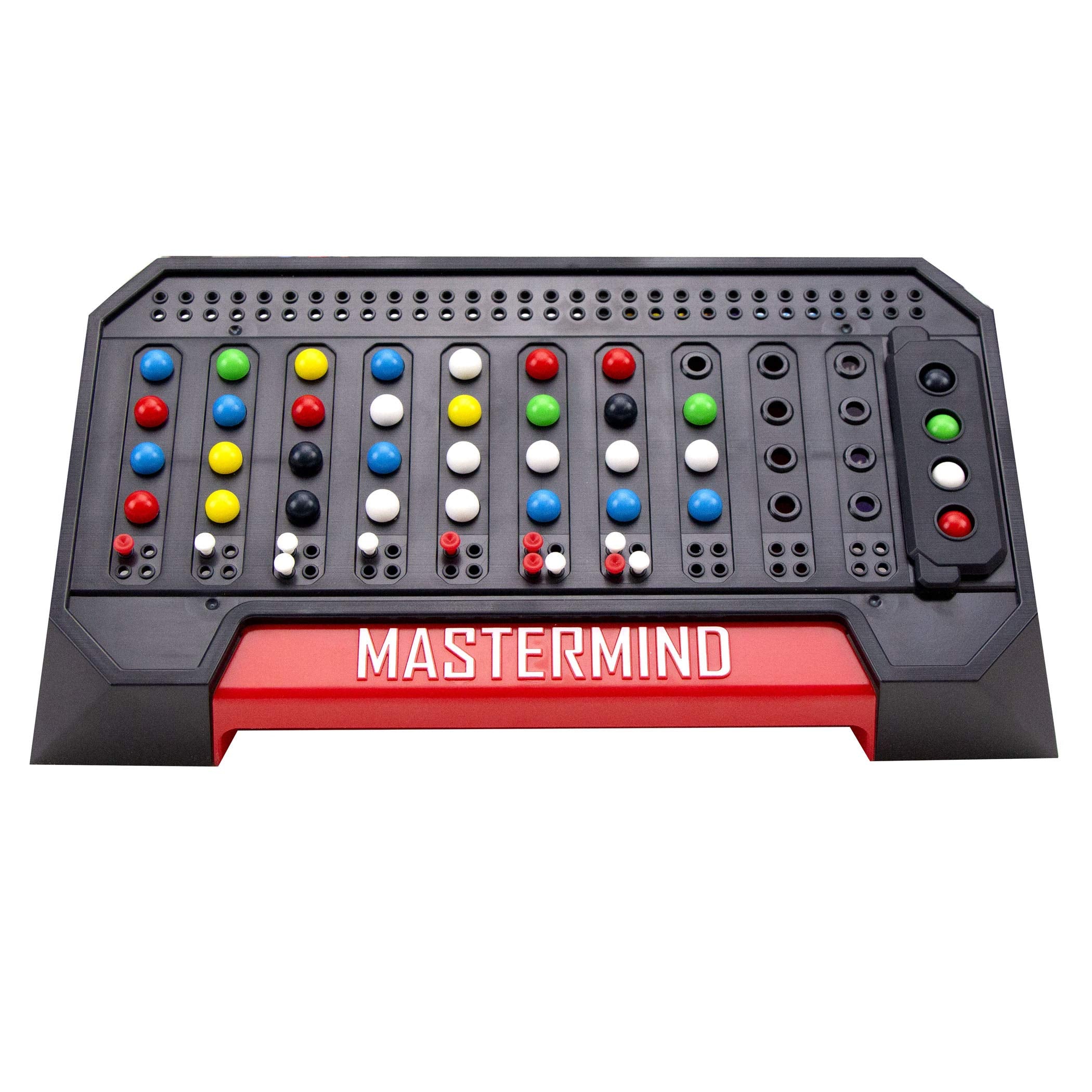 Pressman The Original Mastermind: The Strategy Game of Codemaker Vs. Codebreaker | Multicolor | Great Gift Idea | Promotes STEM Principles | 2 Players, Ages 8+