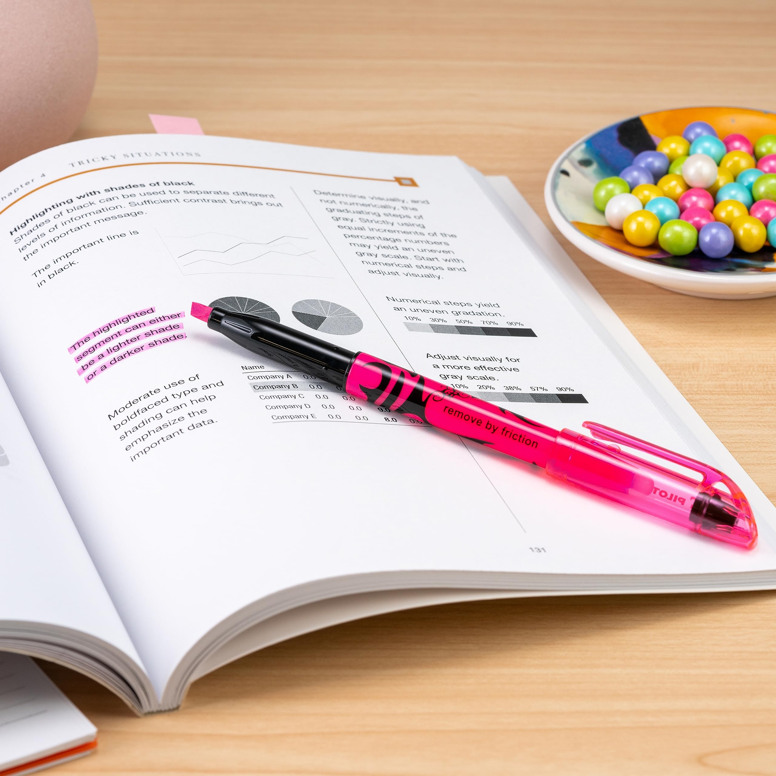 Pilot FriXion Light Pastel Erasable Highlighters, Chisel Tip, Pack of 12, Pink Aesthetic Highlighters - Ideal for School, Journaling, and Office Use
