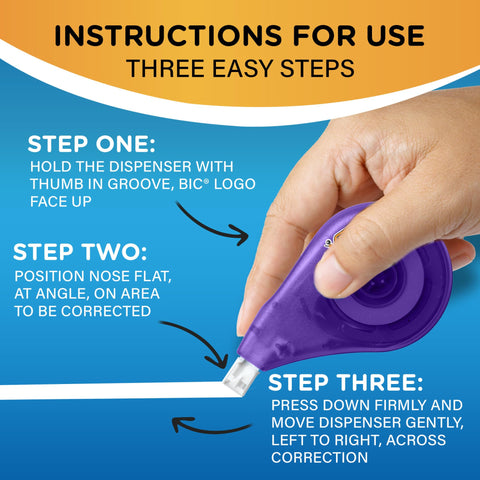 BIC BICWOTAPP11 Wite-Out EZ Correct Correction Tape