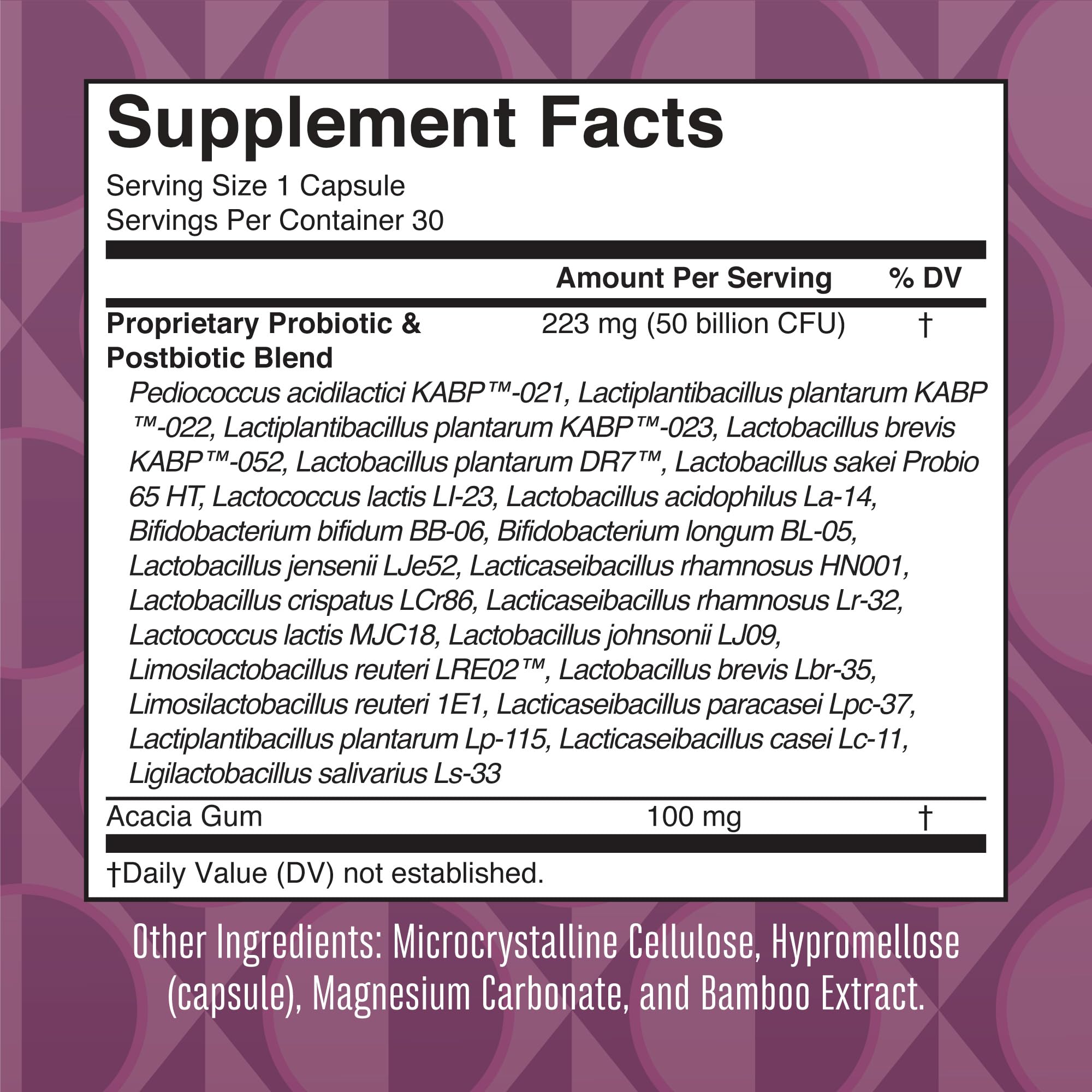 MaryRuth's 3-in-1 Daily Health 40+ Probiotics for Women | Hormonal & Menopause Support Supplement for Women | Gut Health Capsules | 50 Billion CFU | Allergen Free | 30 Ct