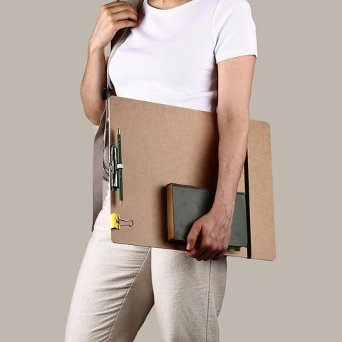 Officemate 13.25" x 17" Portable Sketch Board for Artists, Classrooms, or Design & Drafting (83090)