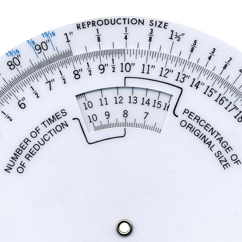 Westcott 6” Proportional Measuring Scale, White, PS-79