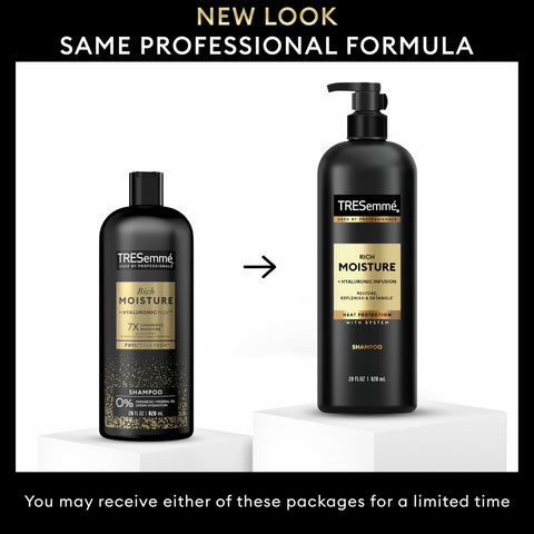 TRESemmé Hydrating Shampoo Rich Moisture for Dry Hair Formulated With Pro Style Technology 28 Fl Oz