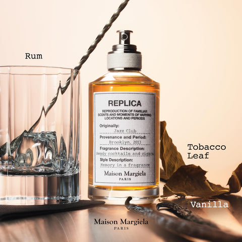 Maison Margiela - Replica - Jazz Club Eau de Toilette - Warm & Spicy Scent - With Vanilla, Rum Accord, & Tobacco - 1.0 Fl Oz