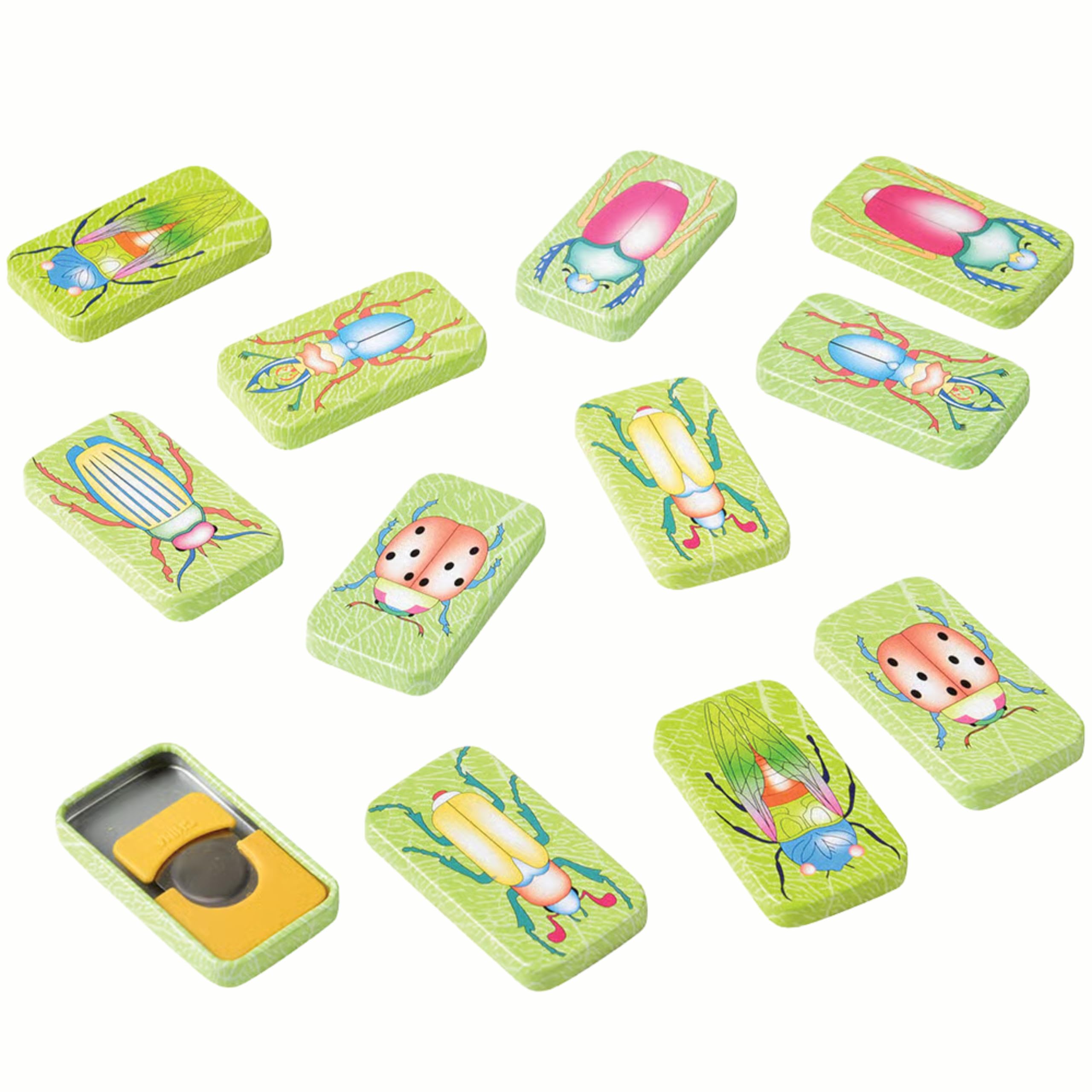 U. S. Toy Bug Clickers, Sturdy Metal/Plastic Noise Makers, Assorted Designs, 1” x 1.75, Birthday Gift for Toddlers, Party Favors, Pack of 12
