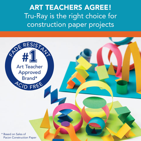 Tru-Ray Construction Paper 9x12" Cool Color Assortment