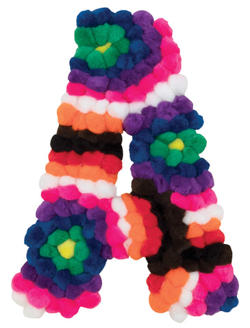 Creativity Street Pom Pons 100-Piece x 1 Inch, Red