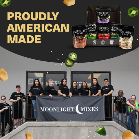 Wicked Minis Soup & Oyster Crackers - Saltine & Salted Flavored Mini Puffed Soup, Savory Snacking Mix, Seasoned Croutons Salad Toppers, Crackers for Chili 6oz (Jalapeno Cheddar, Pack of 1)