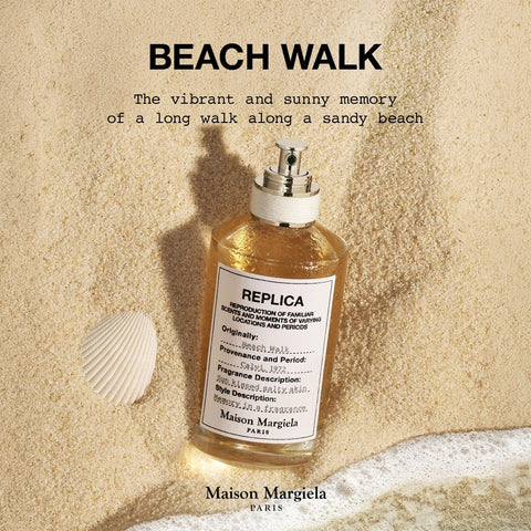Maison Margiela - Replica - Beachwalk Eau de Toilette - Fresh Fragrance - With Bergamot, Ylang Ylang & Coconut - 3.4 Fl Oz