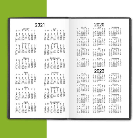 2021 Pocket Calendar by AT-A-GLANCE, Monthly Planner, 3-1/2" x 6", Pocket Size, DayMinder, Black (SK530021)