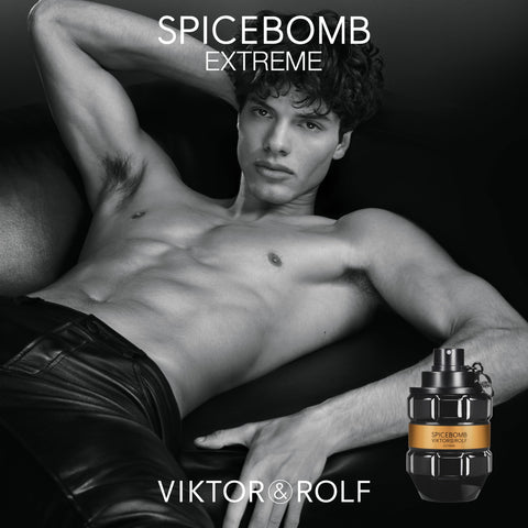 Viktor&Rolf - Spicebomb Extreme Eau de Parfum - Woody & Spicy - Cologne for Men - With Notes of Amber & Vanilla - 1.7 Fl Oz
