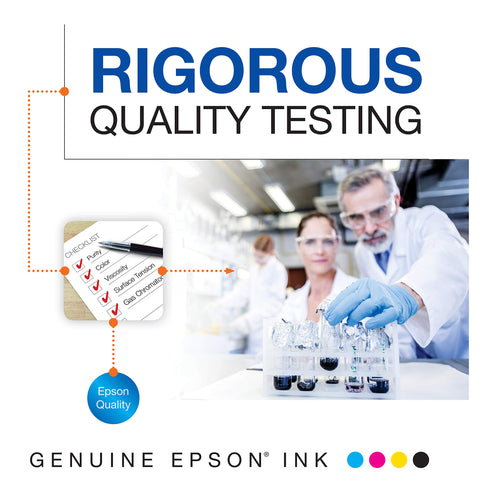 Epson 124 DURABrite Ultra Ink Standard Capacity Cyan Cartridge (T124220-S) Works with Stylus NX-125, 127, 130, 230, 330, 420, 430, Workforce WF-320, 323, 325, 435