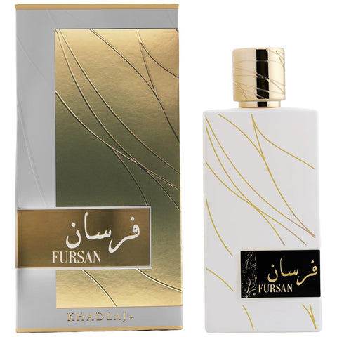 Khadlaj Fursan White Eau de Parfum Spray for Women, 3.4 Ounce