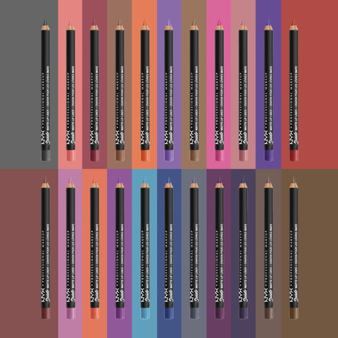 NYX PROFESSIONAL MAKEUP Suede Matte Lip Liner, Velvety-Smooth, Long-Lasting Formula For A Defined Lip Makeup Look - Maison (Brown)