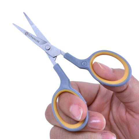 Westcott 4" Sewing Titanium-Bonded Embroidery Scissors, Curved (13865)
