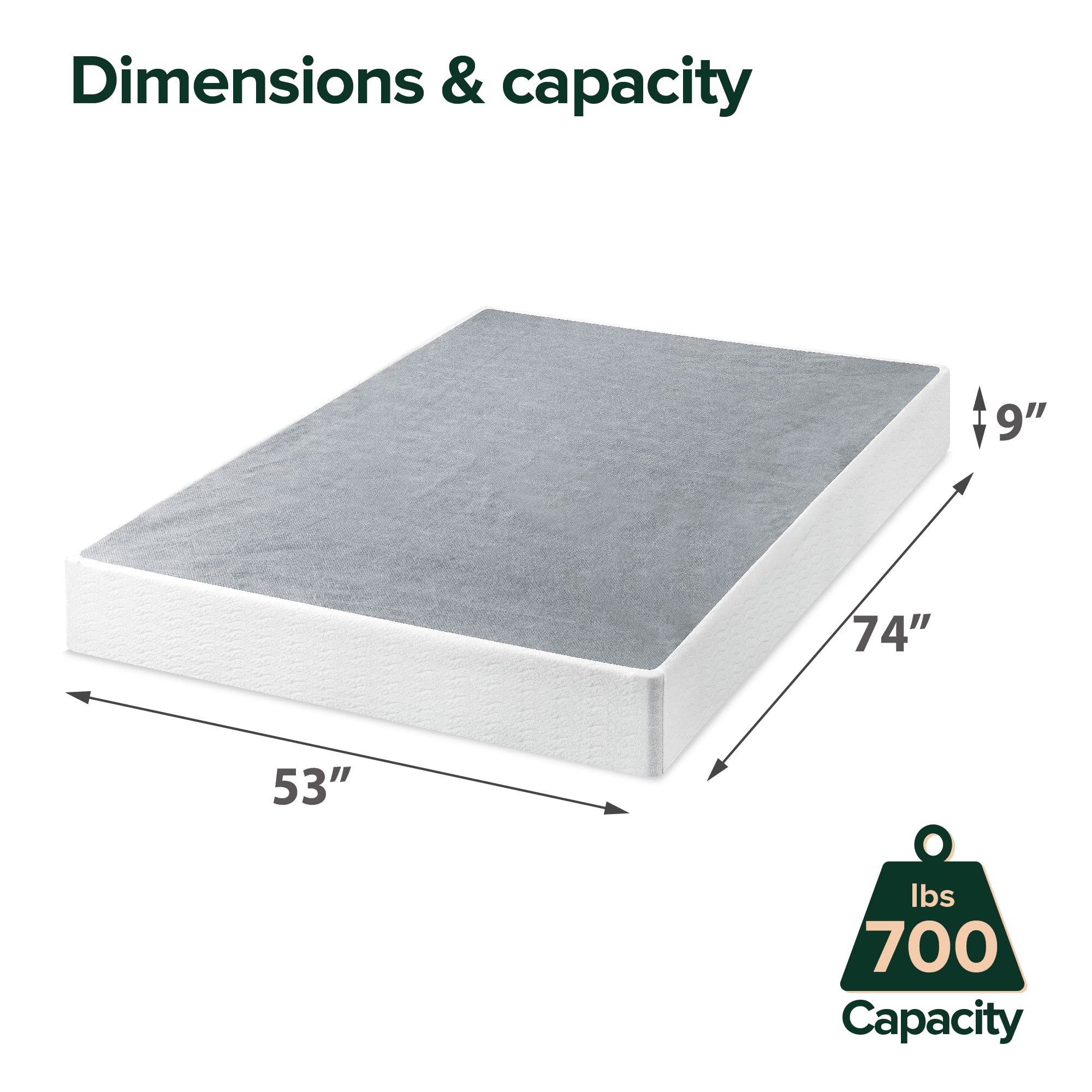 Sleep Master Smart Box Spring, Full