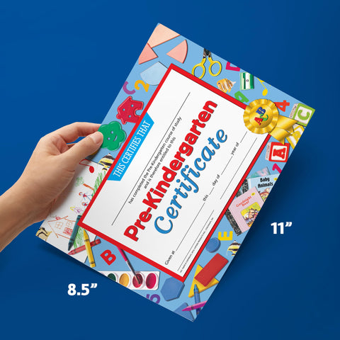 Hayes Pre-Kindergarten Certificate, 11 x 8-1/2 inches, Paper, Pack of 30