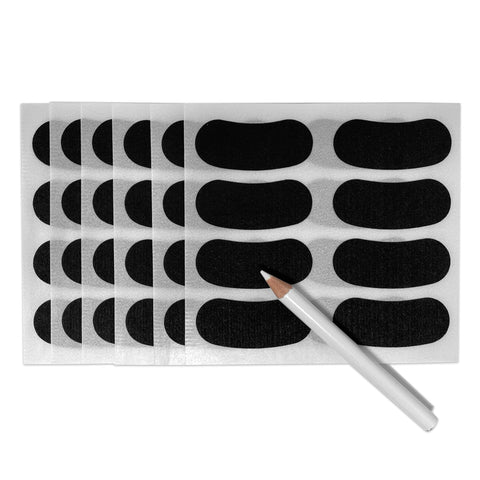 Franklin Sports Eye Black Stickers with White Pencil