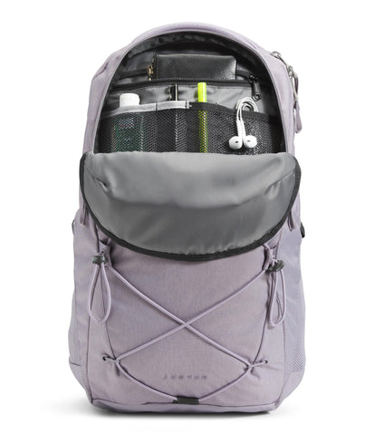 The North Face Women's Jester Everyday Laptop Backpack - Commuter Travel Bag, Laptop Sleeve, Water-Repellent, Minimal Grey Dark Heather/Minimal Grey-NPF, One Size