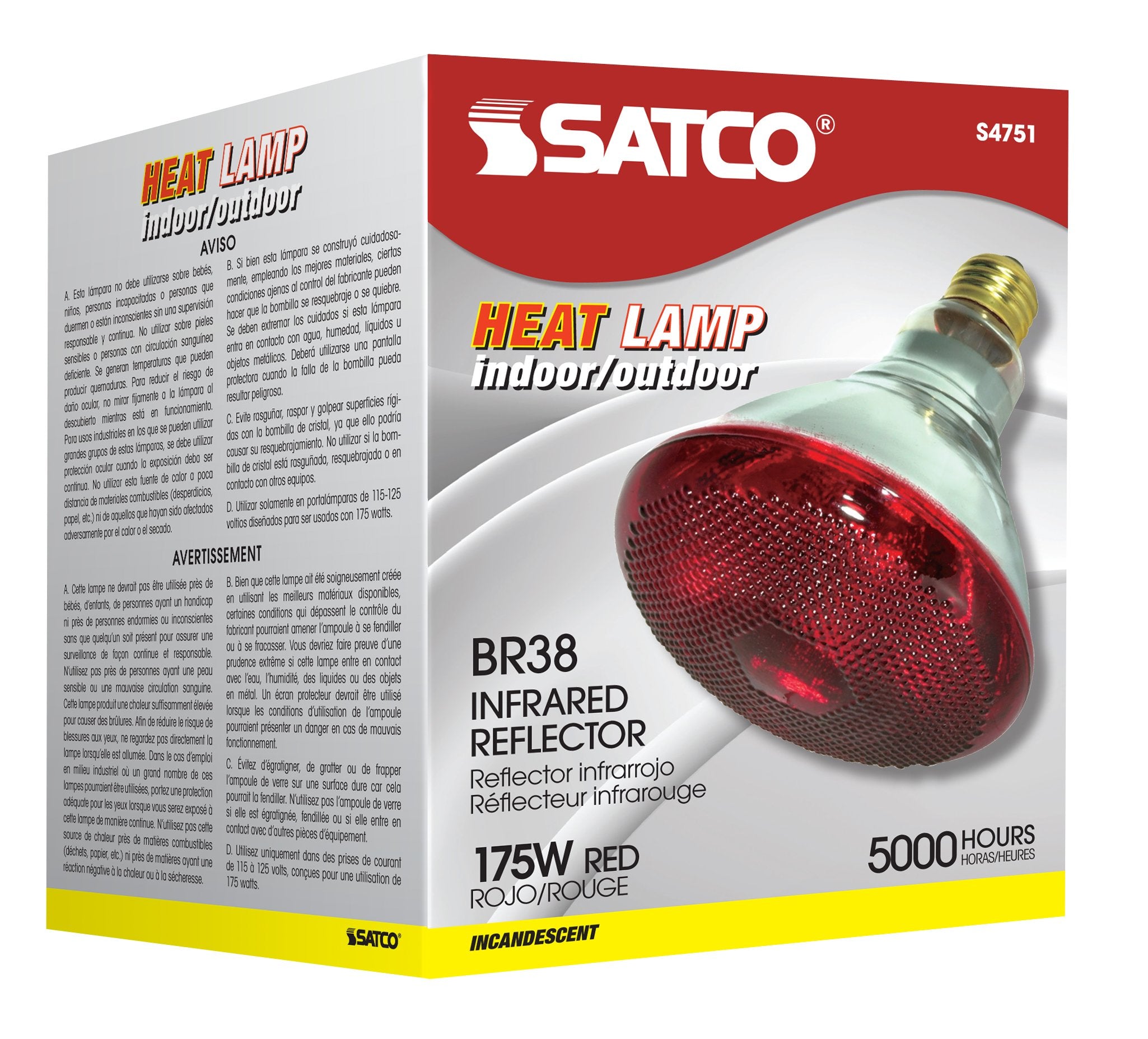 Satco S4751 Medium Light Bulb in Bronze/Dark finish, 5.31 inches