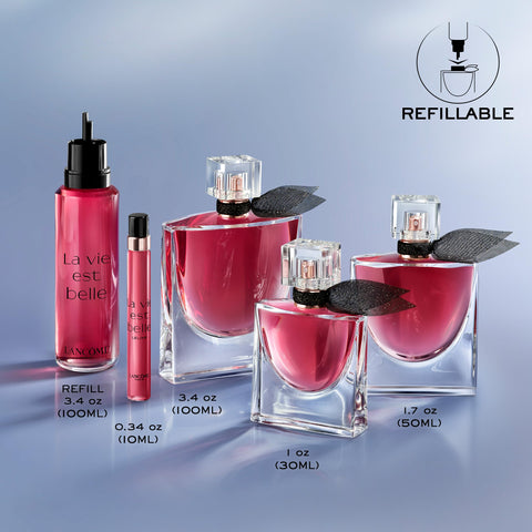 Lancôme La Vie Est Belle L'Elixir Eau de Parfum - Long Lasting Fragrance with Raspberry, Violet & Cocoa Butter - Floral Women's Perfume - 1.7 Fl Oz