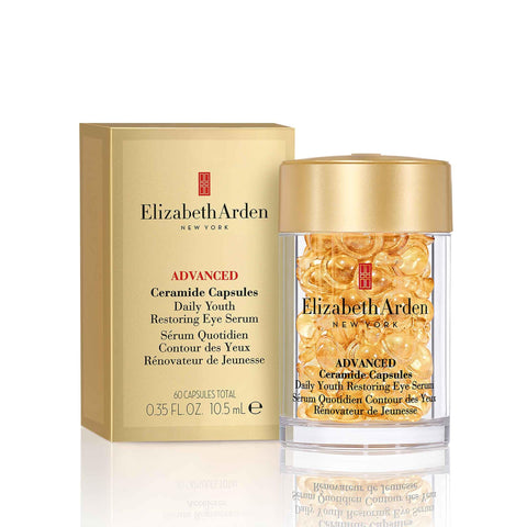 Elizabeth Arden Advanced Ceramide Eye Serum Capsules, Youth Restoring Daily Skin Care, 60 Count