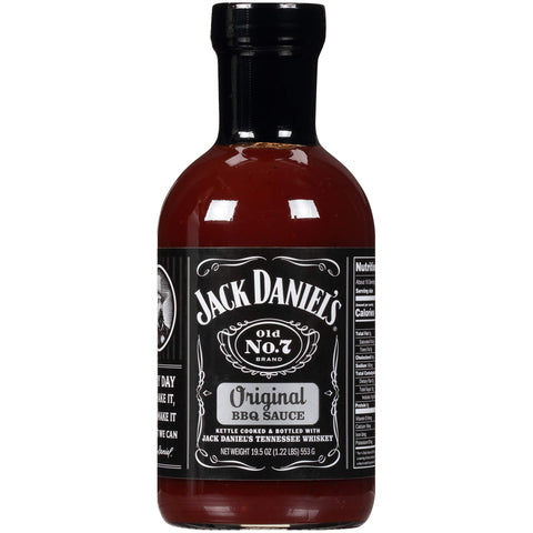 Jack Daniel's Old No. 7 Original BBQ Sauce – Authentic Small Batch Jack Daniel’s BBQ Sauce – Preservative Free – 19.5 oz