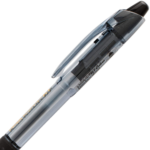 Pentel R.S.V.P. RT Colors New Retractable Ballpoint Pen, Medium Line, Black Ink, 6 Pack (BK93CRBP6A)