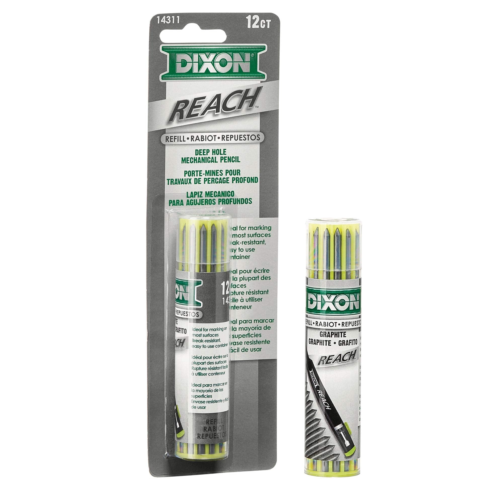 Dixon Industrial Reach- Lead Refills for Deep Hole Mechanical Pencils, (14311)