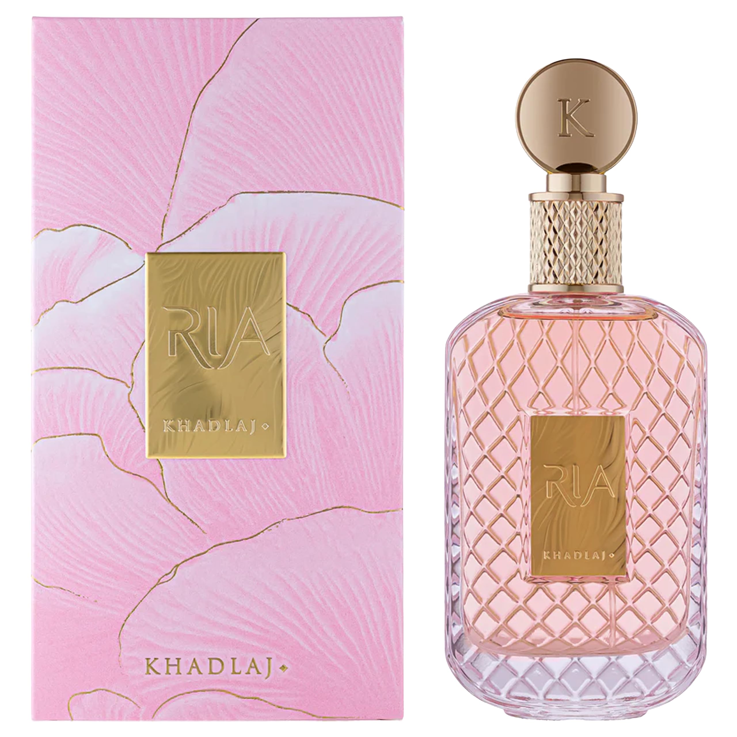 Khadlaj Ria – Fruity, Sweet, Fresh, Musky – Eau de Parfum Spray Long-Lasting Fragrance for Women, 3.4 Ounce / 100 ml